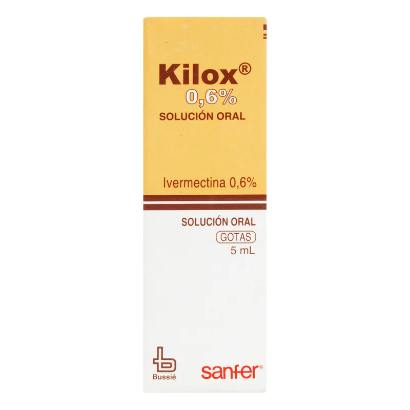 Kilox Ivermectina 0.6% gotas 5 mL
