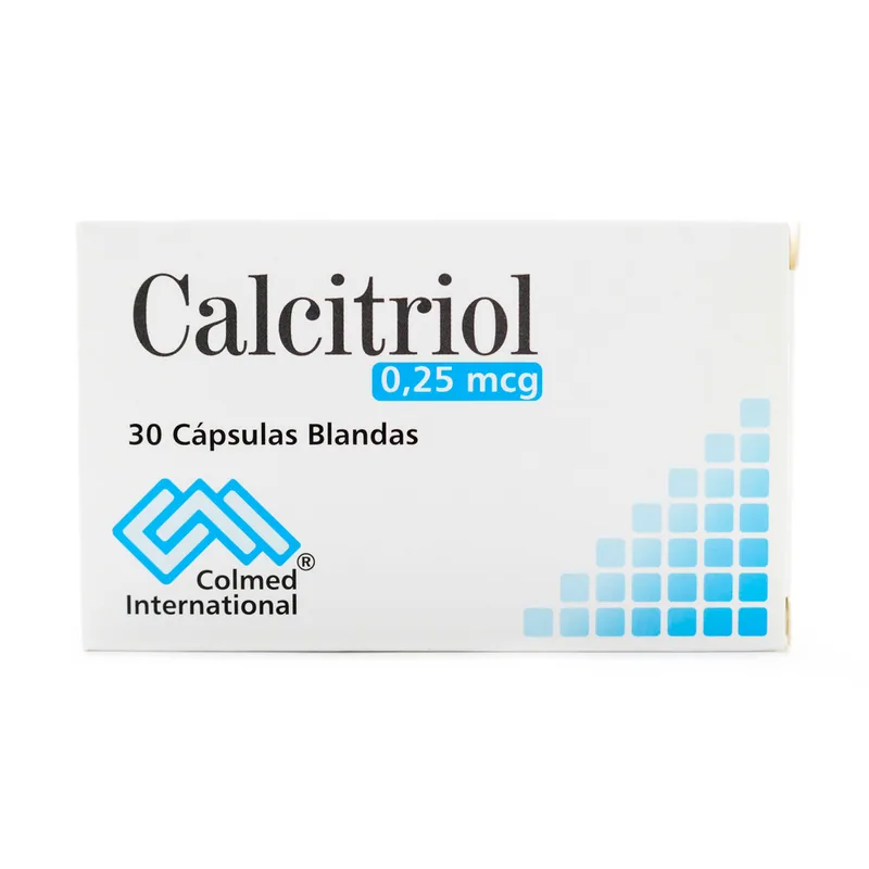 Calcitriol 0.25 mcg 30 cápsulas PC