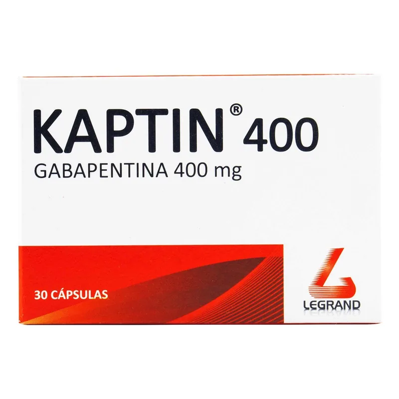 Kaptin 400 mg 30 cápsulas