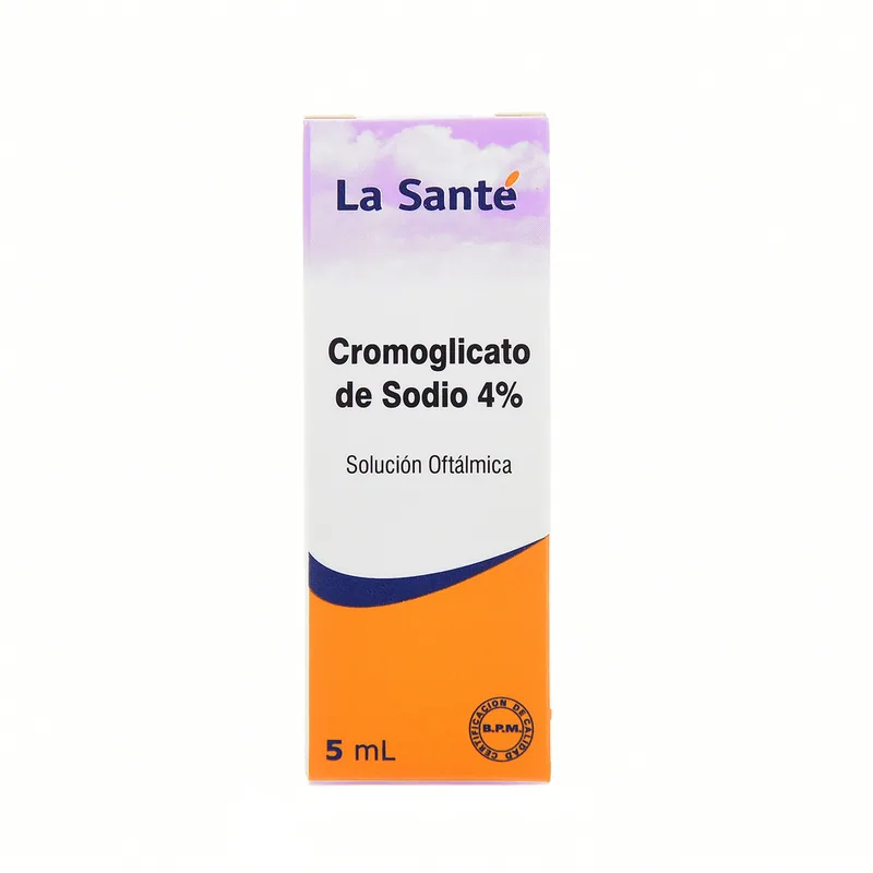 Cromoglicato de Sodio 4% oftálmica 5 mL LS
