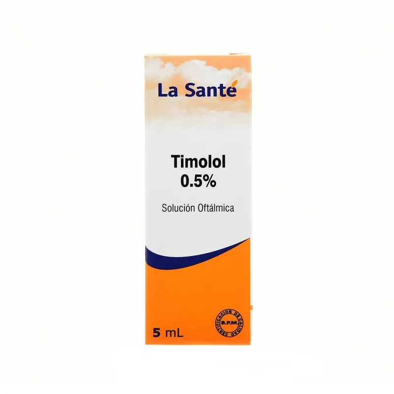 Timolol Maleato 0.5% gotas Oftal 5 mL LS