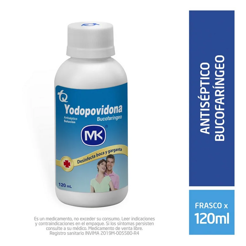 Yodopovidona Bucofaringeo 120 mL MK