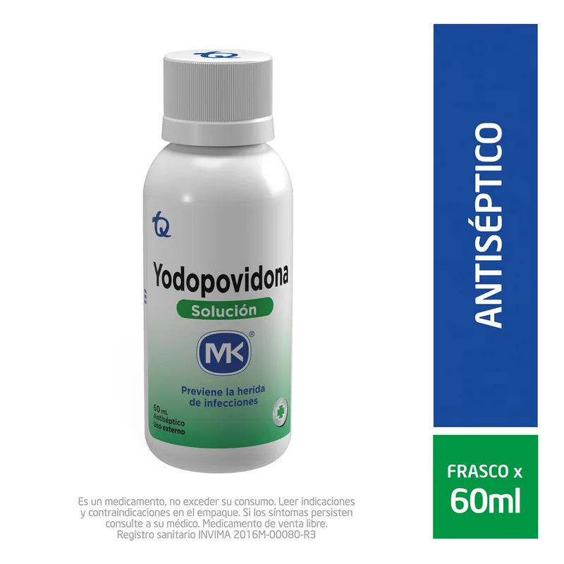 Yodopovidona solución 60 mL MK