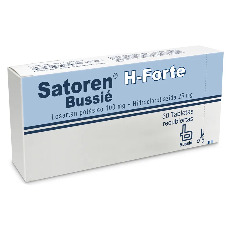 Satoren H Forte 100/25 mg 30 tabletas