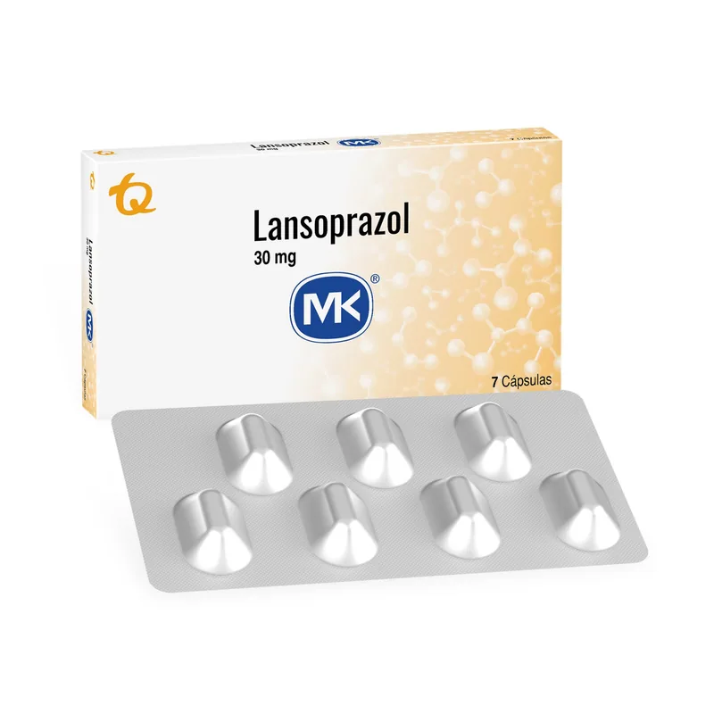Lansoprazol 30 mg 7 cápsulas MK