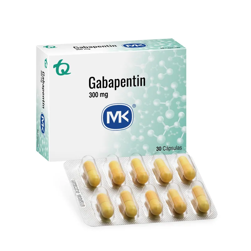 Gabapentin 300 mg 30 cápsulas MK
