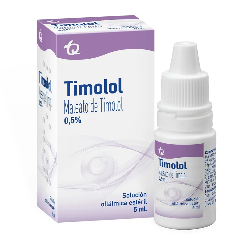 Timolol Maleato 0.5% gotas Oftal 5 mL MK