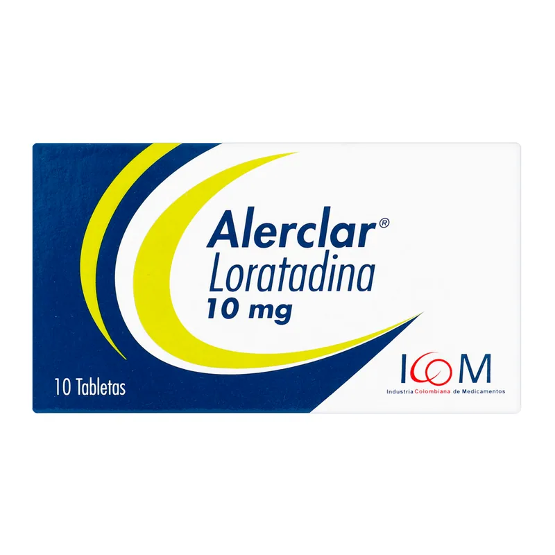 Alerclar 10 mg 10 tabletas ICOM