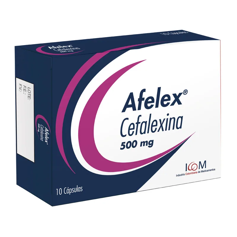 Afelex 500 mg 10 cápsulas ICOM