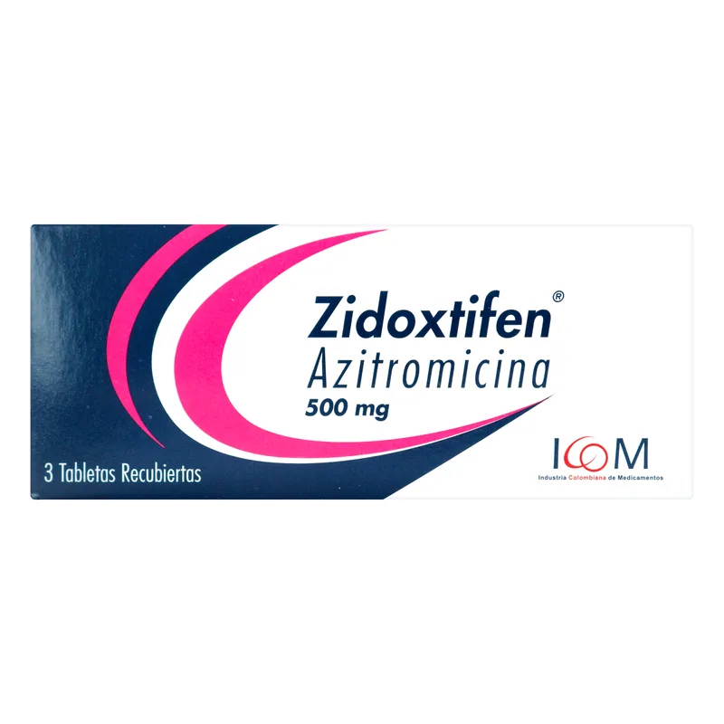Zidoxtifen 500 mg 3 tabletas ICOM