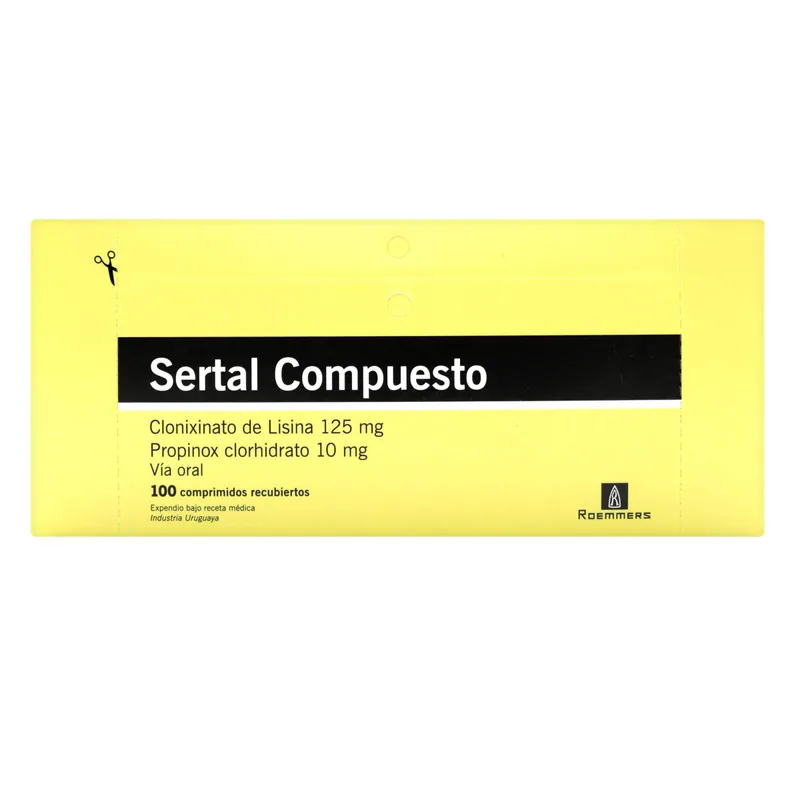 Sertal Compuesto 100 comprimidos