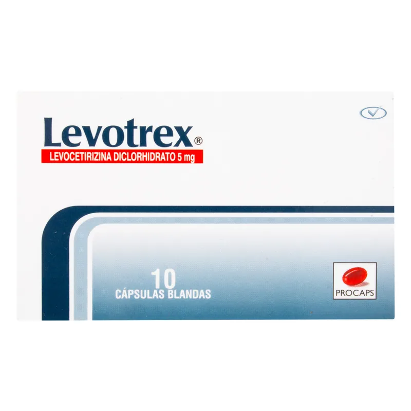 Levotrex 5 mg 10 cápsulas