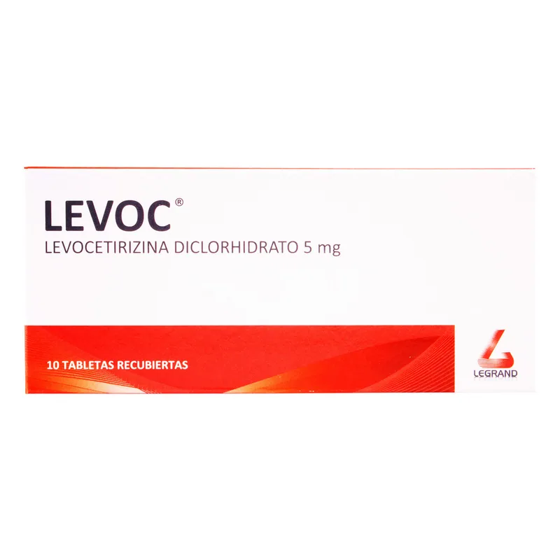 Levoc 5 mg 10 tabletas