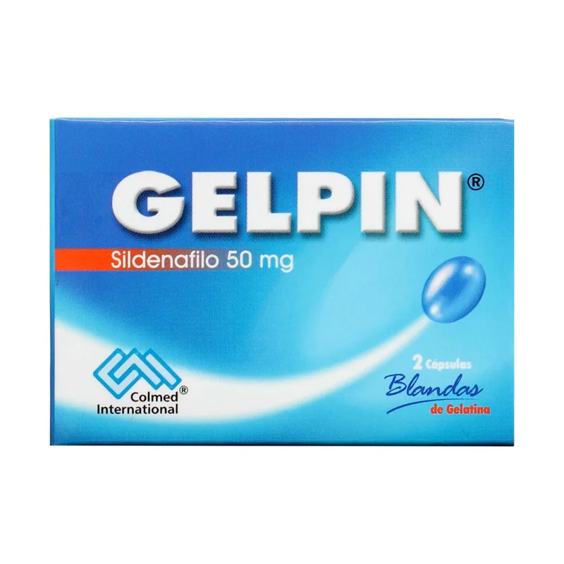 Gelpin Sildenafil 50 mg 2 cápsulas