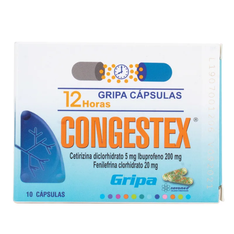 Congestex 10 cápsulas
