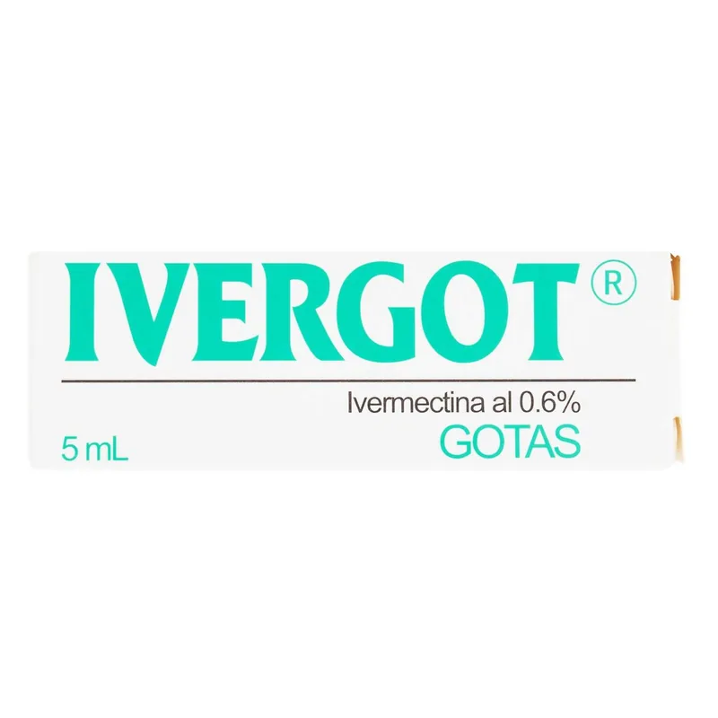 Ivergot 0.6% gotas 5 mL