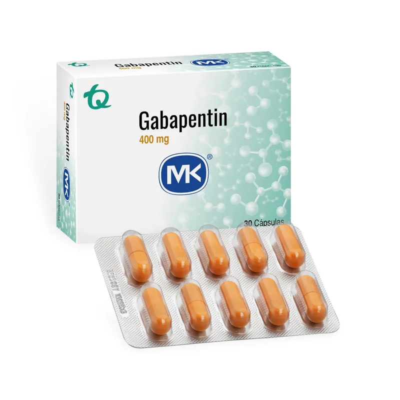 Gabapentin 400 mg 30 cápsulas MK