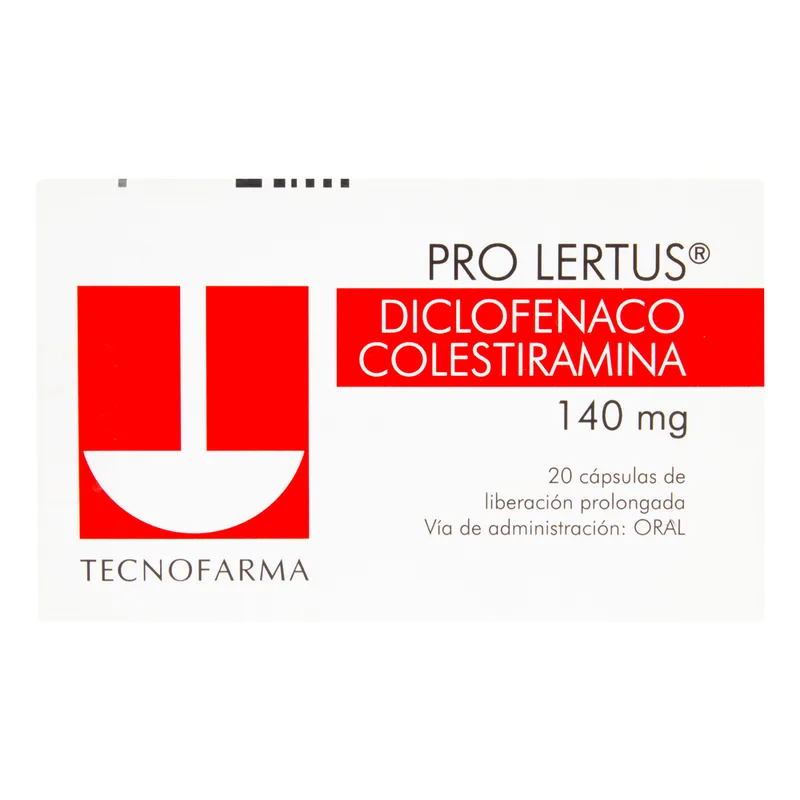 Prolertus 140 mg 20 cápsulas