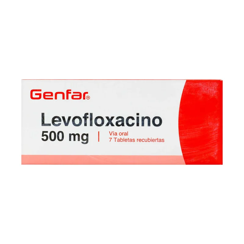 Levofloxacino 500 mg 7 tabletas GF