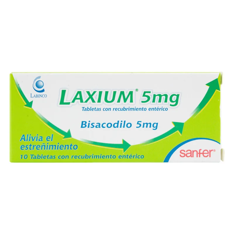 Laxium 5 mg 10 tabletas