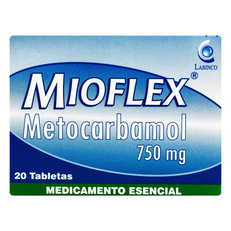 Mioflex 750 mg 20 tabletas