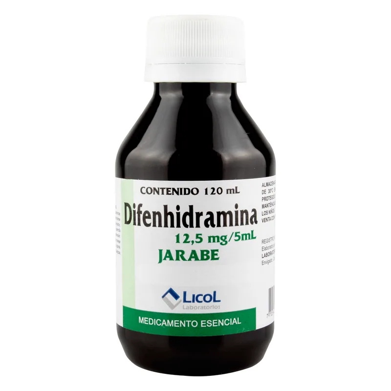Difenhidramina jarabe 120 mL Lc