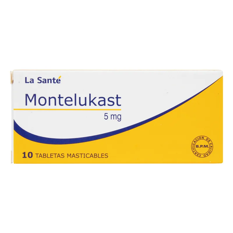 Montelukast 5 mg 10 tabletas LS
