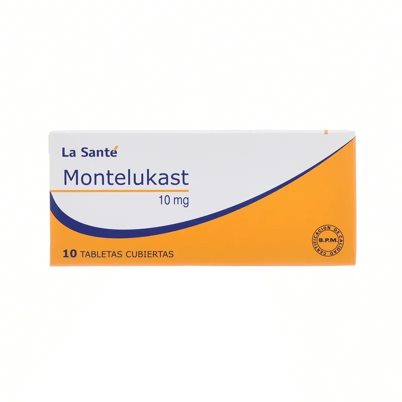 Montelukast 10 mg 10 tabletas LS