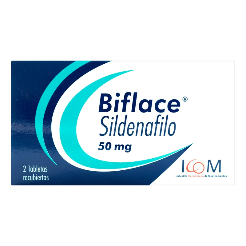 Biflace 50 mg 2 tabletas ICOM