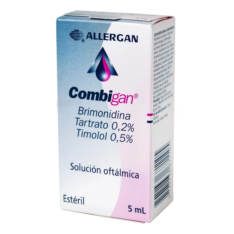 Combigan solución oftálmica 5 mL