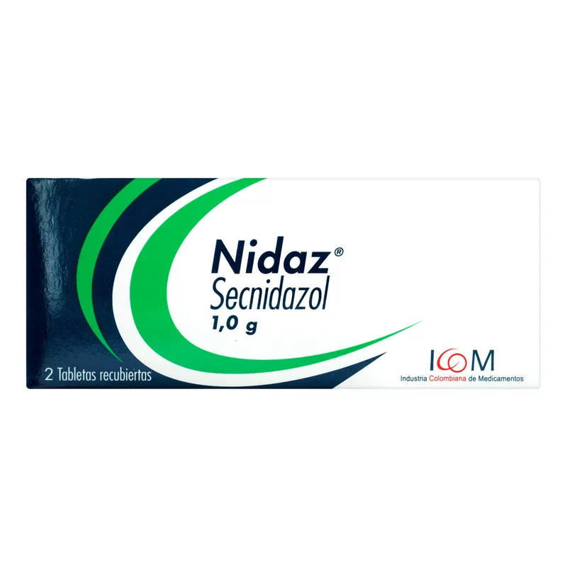 Nidaz 1 g 2 tabletas ICOM