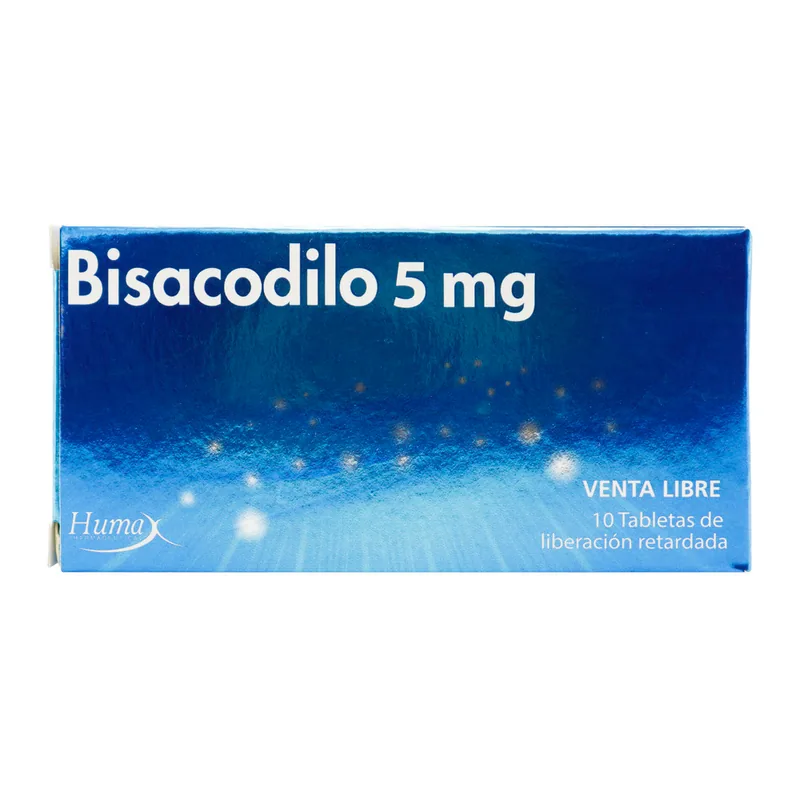 Bisacodilo 5 mg 10 tabletas HP