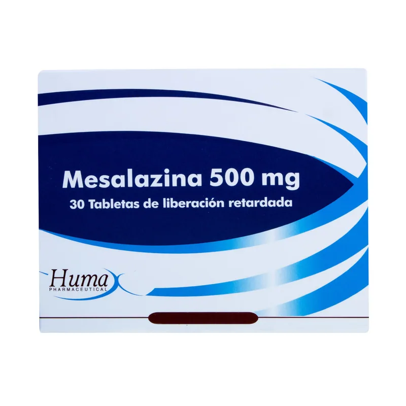 Mesalazina 500 mg 30 tabletas HP