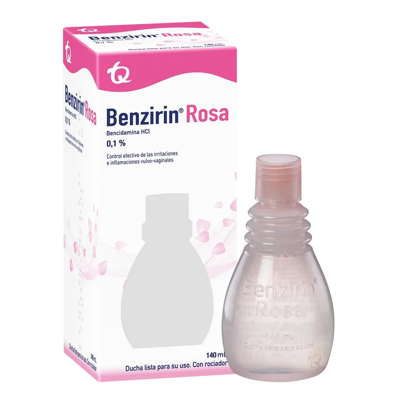Benzirin Rosa Ducha Vagi Rociador 140 mL