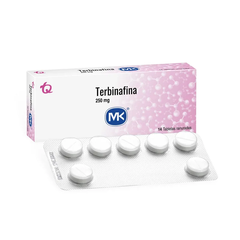 Terbinafina 250 mg 14 tabletas MK