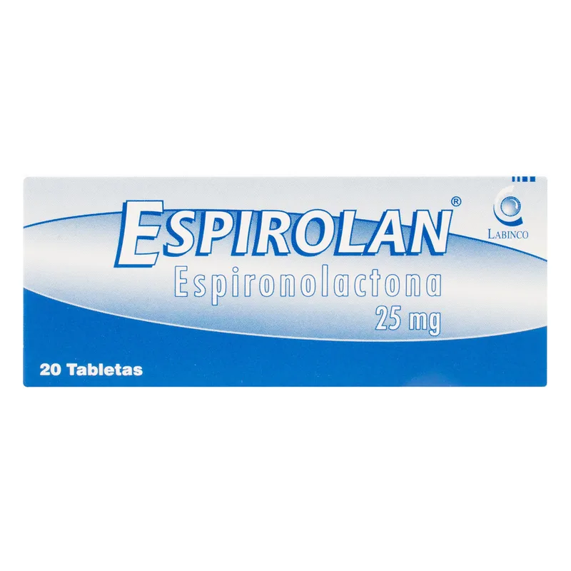 Espirolan 25 mg 20 tabletas
