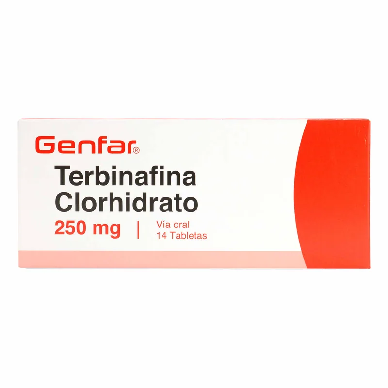Terbinafina 250 mg 14 tabletas GF