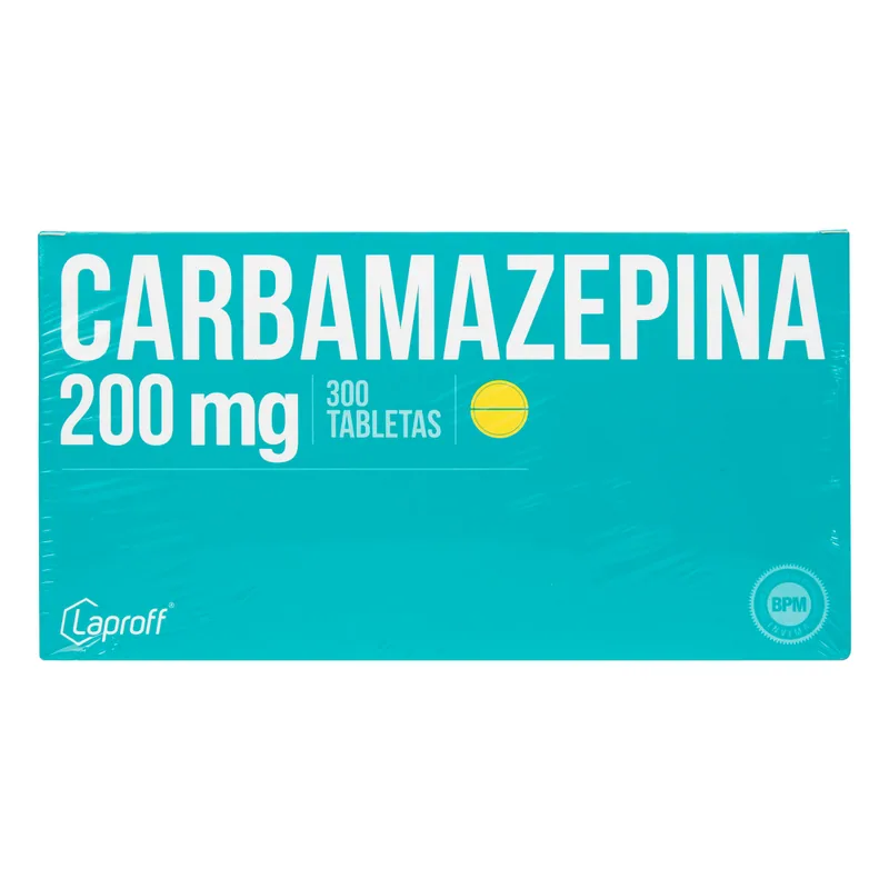 Carbamazepina 200 mg 300 tabletas LP