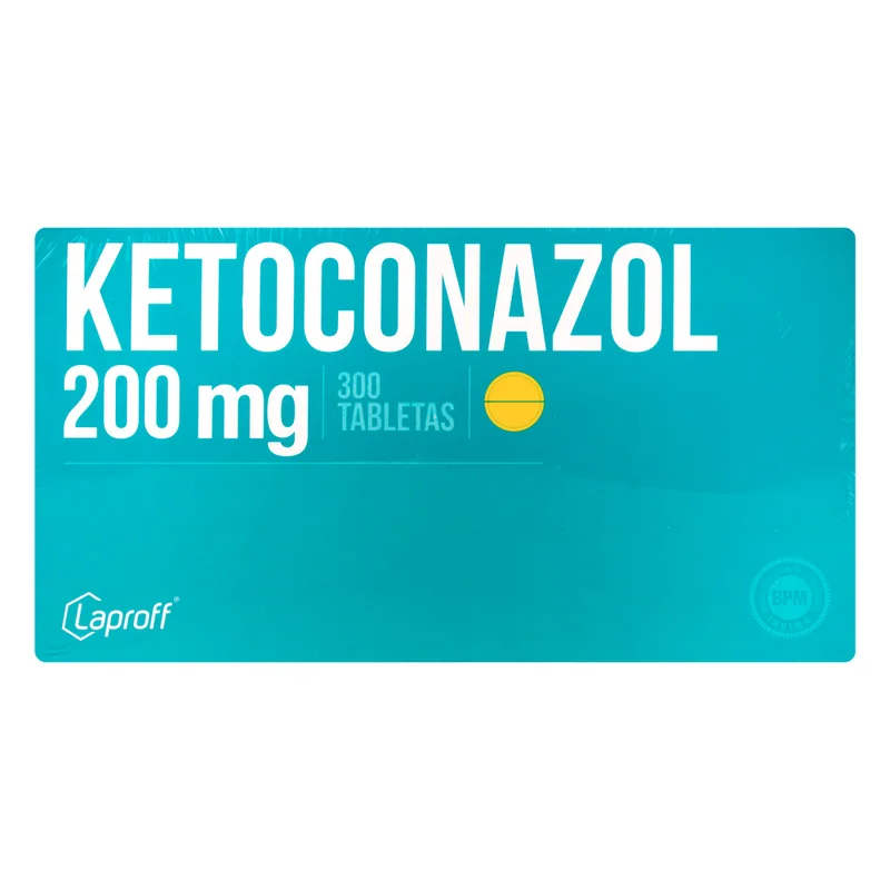 Ketoconazol 200 mg 300 tabletas LP