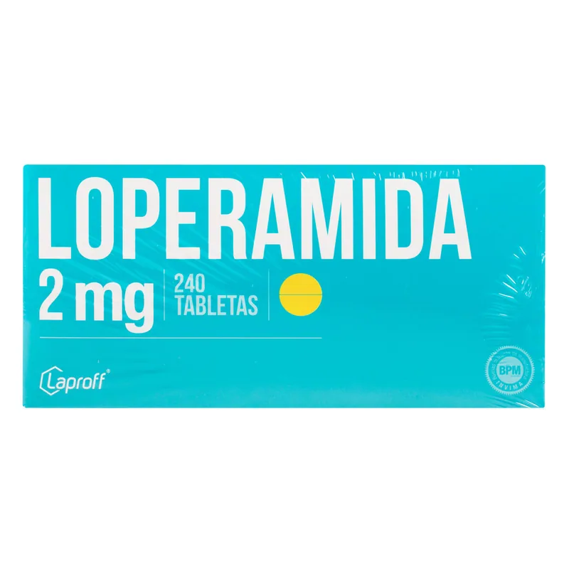 Loperamida 2 mg 240 tabletas LP