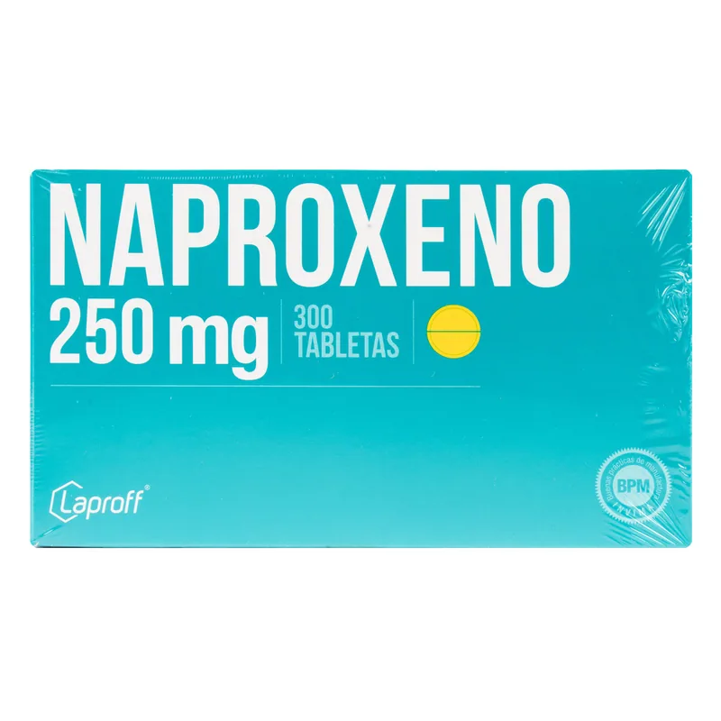 Naproxeno 250 mg 300 tabletas LP
