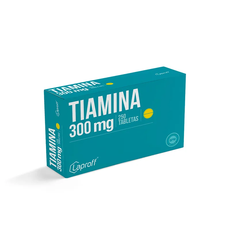 Tiamina 300 mg 250 tabletas LP