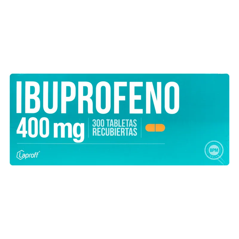 Ibuprofeno 400 mg 300 tabletas LP