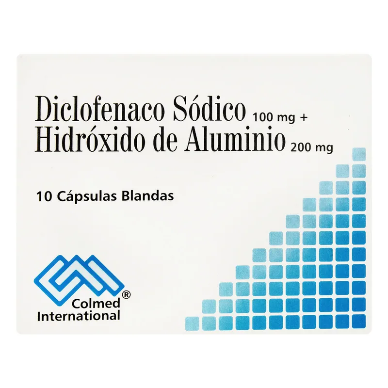 Diclofenaco 100 Mg+hidrox 10 cápsulas PC