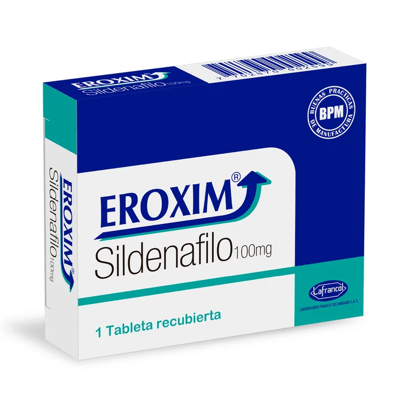 Eroxim 100 mg 1 tabletas