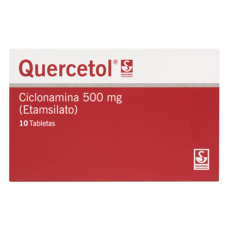 Quercetol 500 mg 10 tabletas