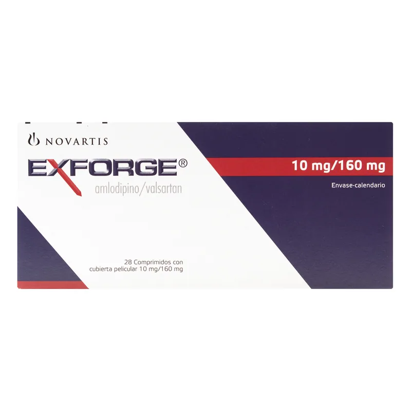 Exforge 10/160 mg 28 tabletas