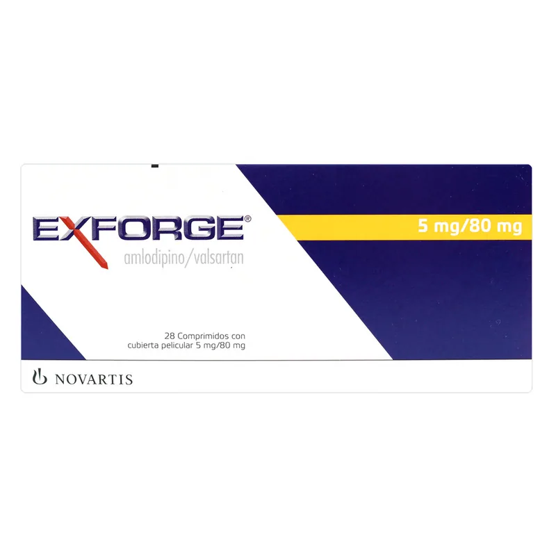 Exforge 5/80 mg 28 comprimidos