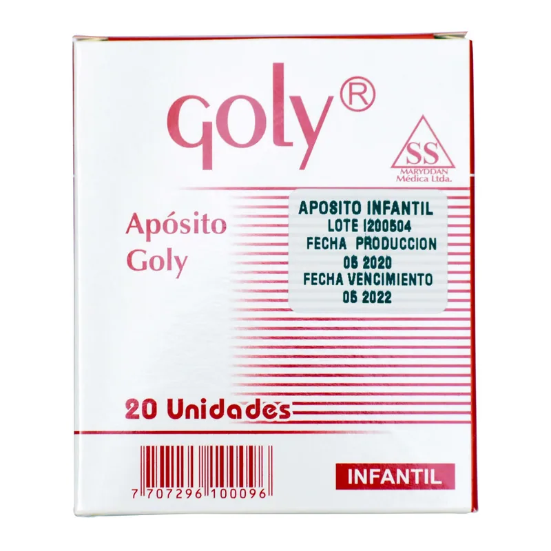 Aposito Ocular Goly Infantil 20 unidades