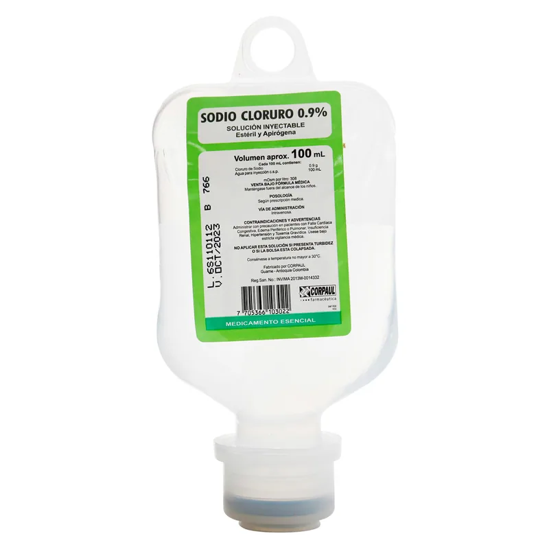 Cloruro de Sodio 100 mL Corpaul